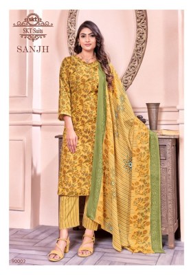 SKT Suit by Sanjh soft cotton digital printed unstitched dress material catalogue at low rate salwar kameez catalogs