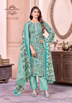 SKT Suit by Sanjh soft cotton digital printed unstitched dress material catalogue at low rate salwar kameez catalogs