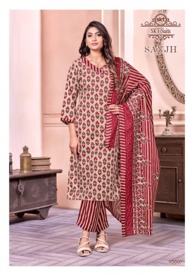 SKT Suit by Sanjh soft cotton digital printed unstitched dress material catalogue at low rate salwar kameez catalogs