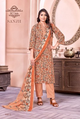 SKT Suit by Sanjh soft cotton digital printed unstitched dress material catalogue at low rate salwar kameez catalogs