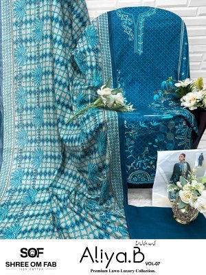 SOF Aliya Vol 7 Karachi Readymade Kurti with Pant And Dupatta  Pure Lawn Cotton Printed Set  Wholesale kurtis catalogs