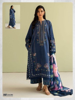 SOF Aliya Vol 7 Karachi Readymade Kurti with Pant And Dupatta  Pure Lawn Cotton Printed Set  Wholesale kurtis catalogs
