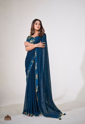 SR by Rajyog Georgette with Fancy Lace Border saree with Banglori saree collection sarees catalogs