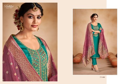 Saadgi by Belliza amazing designer embroidered unstitched dress material cataogue at low rate salwar kameez catalogs