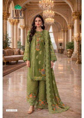 Saanvi Trends Jade Noor Ahmed Vol 4 Lawn Cotton Kurti Set with Dupatta  M   3XL  Karachi suits catalogs