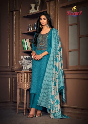 Saanvi by Simran heavy cotton printed unstitched salwar kameez catalogue salwar kameez catalogs