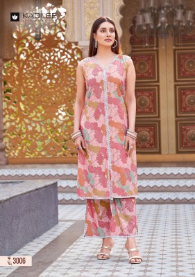 Saavi by Kadlee Reyon printed  straight kurti with bottom catalogue at wholesale rate  kurtis catalogs