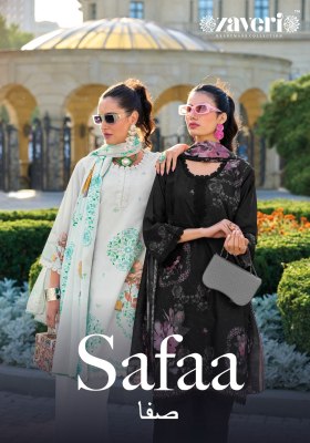 Safaa by Zaveri fancy cotton digital printed readymade suit catalogue at affordable rate Zaveri  women beauty 
