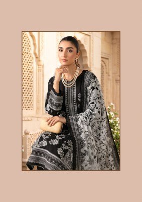 Saffron Rabiya Vol-2 Karachi Cotton Kurti Pant with Dupatta Karachi suits catalogs