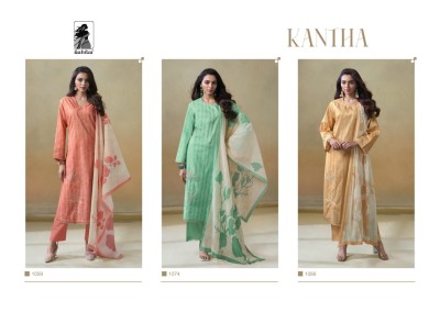 Sahiba by Kantha pure cotton lawn digital printed unstitched dress material catalogue at low rate salwar kameez catalogs