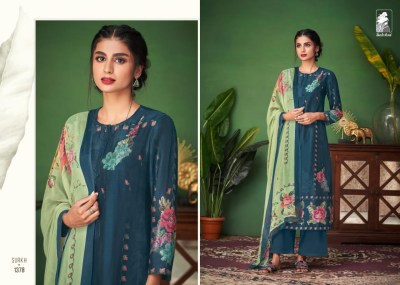 Sahiba by Surkh Pure cotton lawn printed hand work unstitched dress material catalogue salwar kameez catalogs