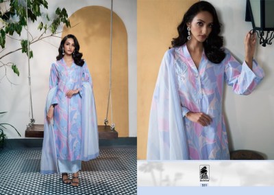 Sahiba present Raha pure cotton with handwork unstitched salwar suit catalogue pakistani suit catalogs