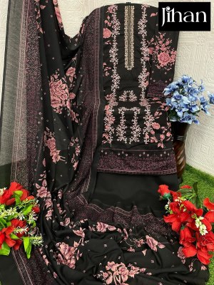 Sahnaz 3546 and 3547 by jihan Super Self embroidered pakistani suit catalogue with khatli work pakistani suit catalogs