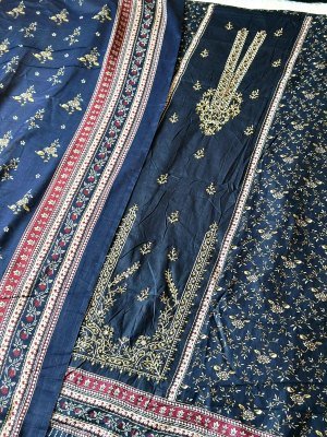 Sahnaz 3546 and 3547 by jihan Super Self embroidered pakistani suit catalogue with khatli work pakistani suit catalogs