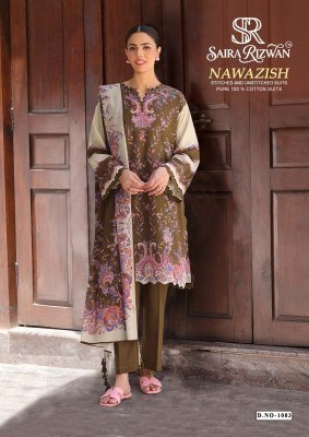 Saira Rizwan Nawazish Karachi Cotton Kurti Pant with Dupatta Set kurti pant with dupatta Catalogs