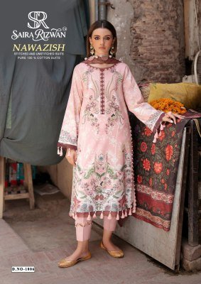 Saira Rizwan Nawazish Karachi Cotton Kurti Pant with Dupatta Set kurti pant with dupatta Catalogs