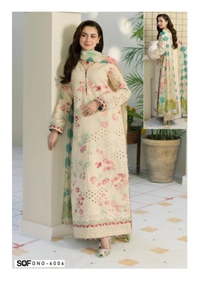 Saira Rizwan vol 6 by Shree om fab Premium Lawn Designer unstitched suit catlogue at affordable rate salwar kameez catalogs