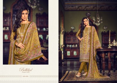 Sajda by Belliza pure modal silk heavy handwork unstitched dress material catalogue at low rate salwar kameez catalogs