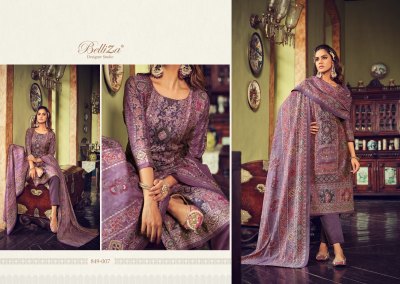 Sajda by Belliza pure modal silk heavy handwork unstitched dress material catalogue at low rate salwar kameez catalogs