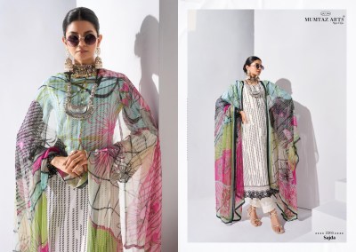 Sajda by Mumtaz Arts Pure Jam digital printed embroidered unstitched suit collection at low price dress material catalogs
