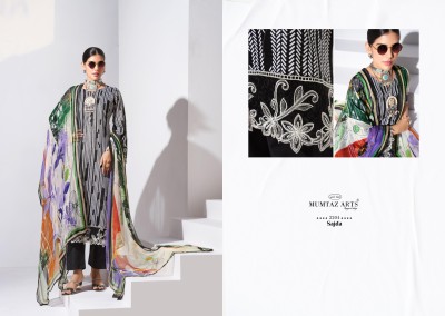 Sajda by Mumtaz Arts Pure Jam digital printed embroidered unstitched suit collection at low price dress material catalogs
