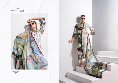 Sajda by Mumtaz Arts Pure Jam digital printed embroidered unstitched suit collection at low price dress material catalogs