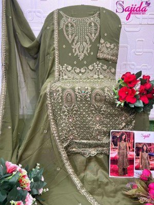 Sajida Samaira Vol 3 Georgette Pakistani Dress Material pakistani suit catalogs