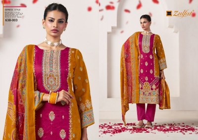 Sajni vol 6 by Zulfat Pure Jam Cotton unstitched dress collection in affordable rate  dress material catalogs