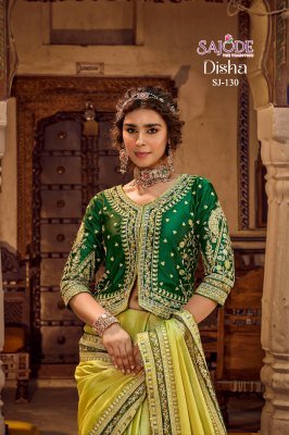 Sajode The Tradition DISHA Silk Designer Saree with Stitched Blouse sarees catalogs