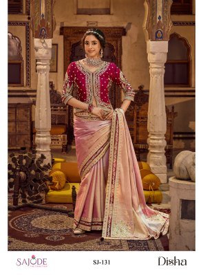 Sajode The Tradition DISHA Silk Designer Saree with Stitched Blouse sarees catalogs