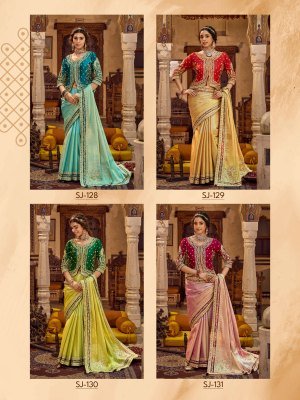 Sajode The Tradition DISHA Silk Designer Saree with Stitched Blouse sarees catalogs
