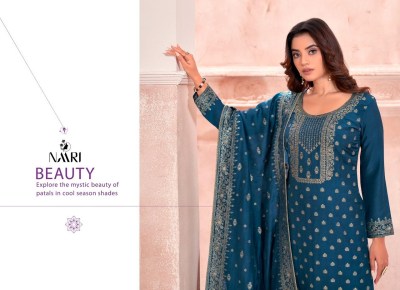 Salaar by Naari pure muslin jaquacard top bottom and dupatta dress material catalogue at affordable rate salwar kameez catalogs