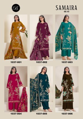Samaira vol 3 by Belliza reyon digital printed dress material catalogue at affordable rate salwar kameez catalogs