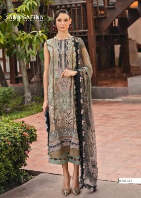 Sana safina vol 3 present heavy pure cotton fancy dress material catalogue  salwar kameez catalogs