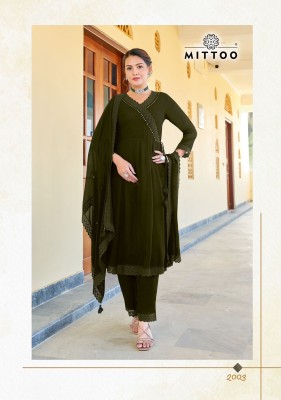 Sandalwood by mittoo pure georgette designer anarkali suit catalogue at amaviexpo fancy Anarkali suit catalogs