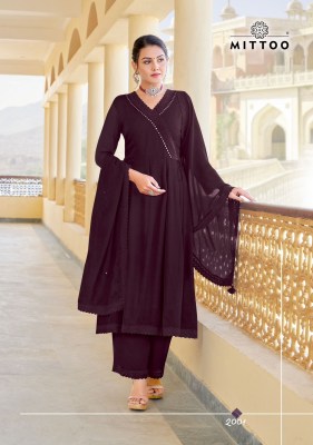 Sandalwood by mittoo pure georgette designer anarkali suit catalogue at amaviexpo fancy Anarkali suit catalogs