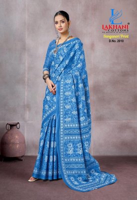  Sanganeri Print Vol-01 by Lakhani Heavy Cotton printed saree with blouse collections n sarees catalogs