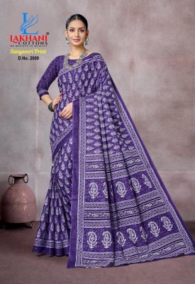  Sanganeri Print Vol-01 by Lakhani Heavy Cotton printed saree with blouse collections n sarees catalogs