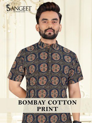  Sangeet Bombay Cotton Print Limited Edition Premium Designer Fabric Collection Wholesale mens shirts