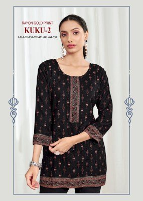 Sangeet Kuku 2 Heavy Rayon Multi Print Bombay Pattern Top Wholesale kurtis catalogs