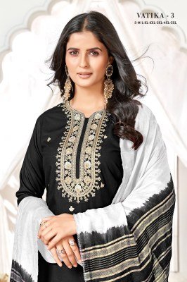 Sangeet Vatika 3 Heavy Rayon Gold Print Kurti Set with Heavy Chanderi Sequence Shaded Dupatta Wholesale kurtis catalogs