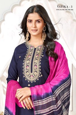 Sangeet Vatika 3 Heavy Rayon Gold Print Kurti Set with Heavy Chanderi Sequence Shaded Dupatta Wholesale kurtis catalogs