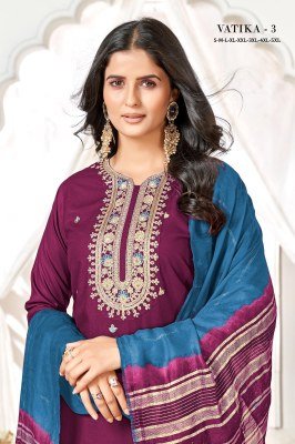 Sangeet Vatika 3 Heavy Rayon Gold Print Kurti Set with Heavy Chanderi Sequence Shaded Dupatta Wholesale kurtis catalogs