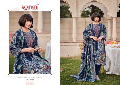 Saniya by Romani Premium Soft Cotton Digital Dress material catalogue at affordable rate dress material catalogs
