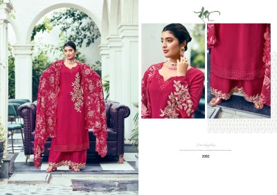 Sanjh by Radha Trends Premium chinon heavy embroidered unstitched pakistani suit catalogue at low rate pakistani suit catalogs