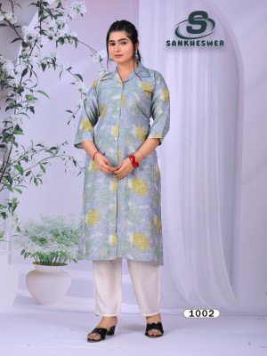 Sankheswer Impex Flower Vally Vol 1 kurti with pant set wholesale co ord set catalogs