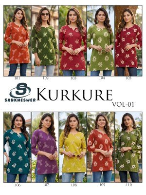 Sankheswer Impex Kurkure Vol. 1 Dhabu Cotton Printed Kurti kurtis catalogs