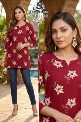 Sankheswer Impex Kurkure Vol. 1 Dhabu Cotton Printed Kurti kurtis catalogs