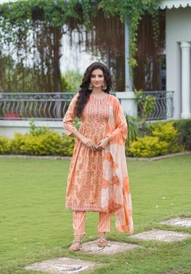 Sara Vol 14 by Mystic 9 reyon capsule Nayra cut foil printed readymade suit collection with wholesale price readymade suit catalogs