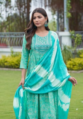 Sara Vol 14 by Mystic 9 reyon capsule Nayra cut foil printed readymade suit collection with wholesale price readymade suit catalogs